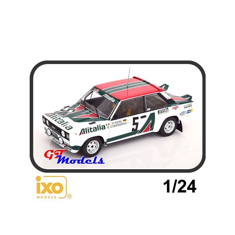 Fiat 131 Abarth Rorhl Acropolis Rally 1978 - Ixo modelauto 1:24