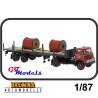 DAF Do 2000 + Trailer - Steef van Loon 1957 - Brekina miniatuur truck 1:87
