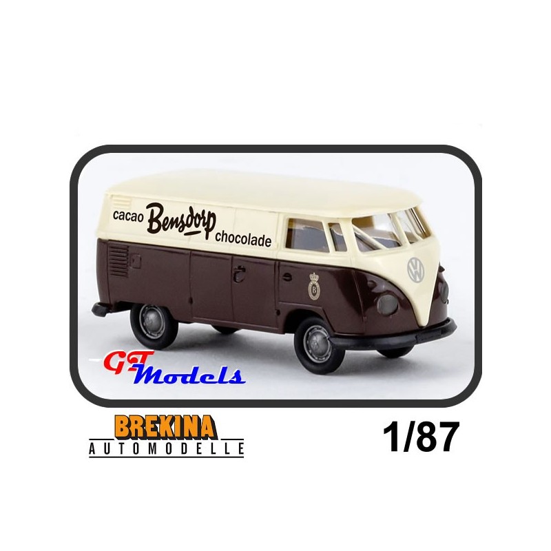 Volkswagen T1 -Bensdorp Chocolade - Brekina miniatuur auto 1:87
