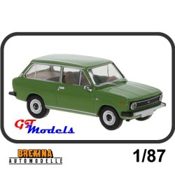 Brekina DAF 66 kombi groen - Brekina miniatuur auto  1:87