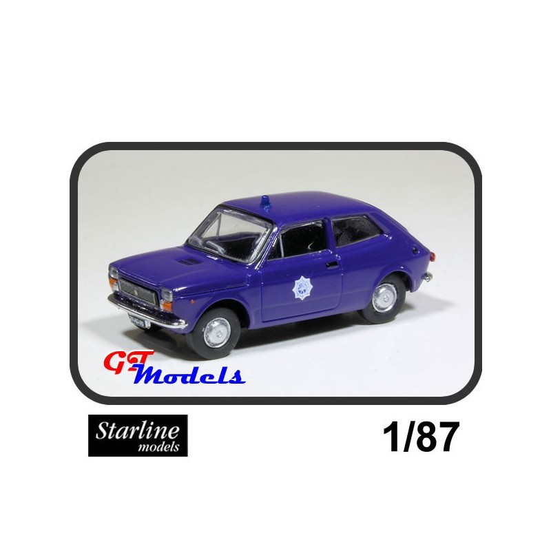 Fiat 127 Politie - Starline miniatuur auto 1:87