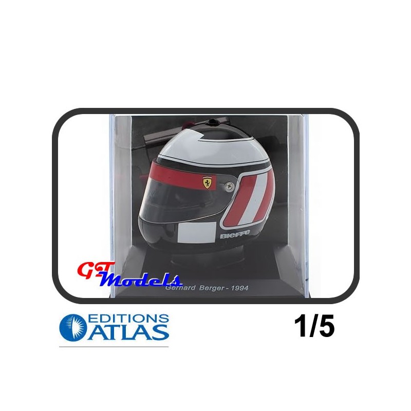 Helm Gerhard Berger 1994- Edition Atlas miniatuur helm 1:5