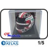 Helm Charles Leclerc -  2021 - Edition Atlas miniatuur helm 1:5
