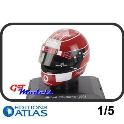 Helm Michael Schumacher -  2002 - Edition Atlas miniatuur helm 1:5