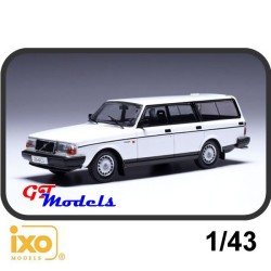 Volvo 240 GL Combi 1988 Wit - Ixo miniatuur auto 1:43