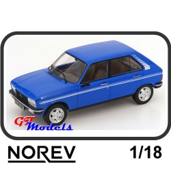 Peugeot 104 S 1981 Blauw - Norev modelauto 1:18