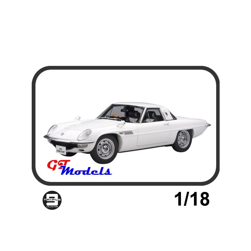 Mazda Cosmo Sport - Wit - Triple 9 modelauto 1:18