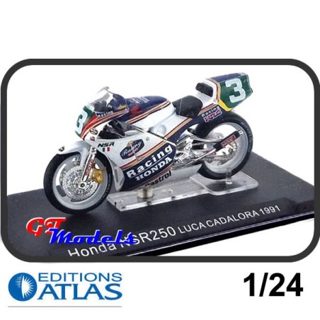 Honda NSR250 Luca Cadalora 1991 - Edition Atlas Moto GP miniatuur 1:24