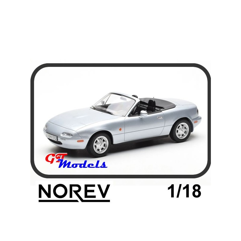 Mazda MX-5 NA 1989 Silver - Norev 188023 modelauto 1:18