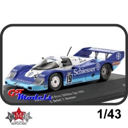 Porsche 956B Team Brun - Thierry Boutsen - 1000km Spa 1985 - CMR miniatuur auto 1:43