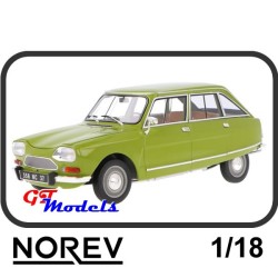 Citroen Ami 8 Club 1969 Groen - Norev 181677  modelauto 1:18