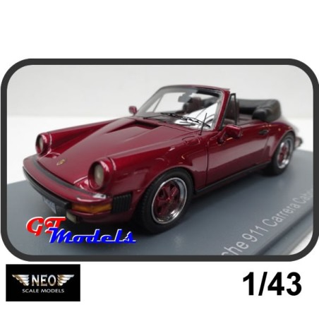 Porsche 911 Carrera Cabrio - Neo miniatuur auto 1:43