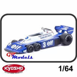 Tyrrell P34 version 2 R. Peterson 1977 - Kyosho miniatuur F1 auto 1:64