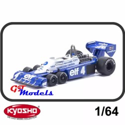 Tyrrell P34 P. Depailler 1977 - Kyosho miniatuur F1 auto 1:64