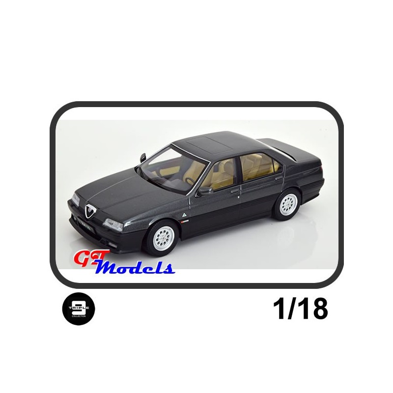 Alfa Romeo 164 Q4 1994 grijs -Triple9 modelauto 1:18