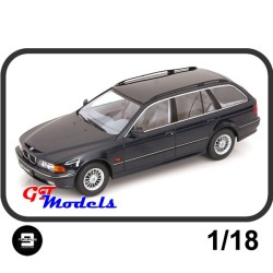 BMW 5 Serie Touring (E39) 1998 blauw - Triple9 modelauto 1:18