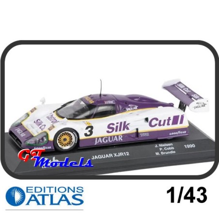 Jaguar -Silk Cut -XJR12 24 Le Mans 1990 - Edition Atlas miniatuur auto 1:43