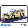 Audi S1 Quattro - Rohrl - San Remo Rally 1985 - Edition Atlas modelauto 11:24