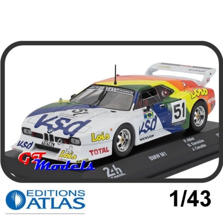BMW - M1 M88 - Oreca - Le Mans 1981 - Edition Atlas miniatuur auto 1:43