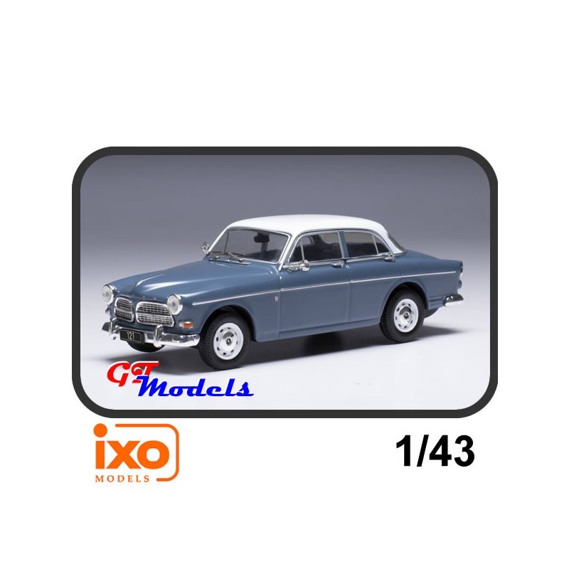 Volvo Amazon 1966 - Grijs / Wit - Ixo miniatuur auto 1:43