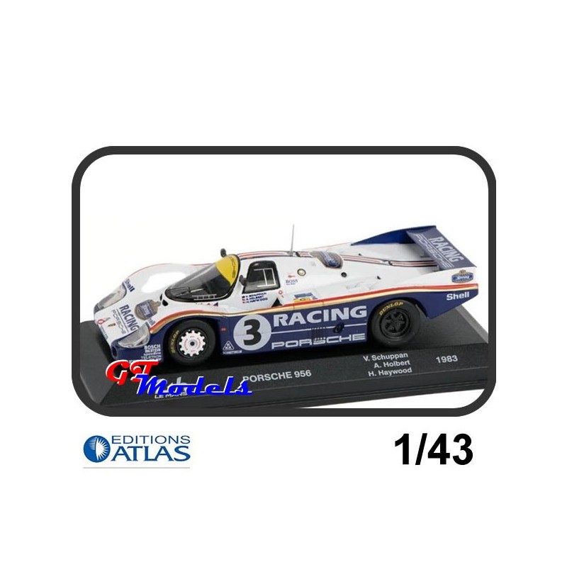 Porsche 956 Le Mans 1983 - Edition Atlas miniatuur 1:43