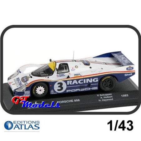 Porsche 956 Le Mans 1983 - Edition Atlas miniatuur 1:43