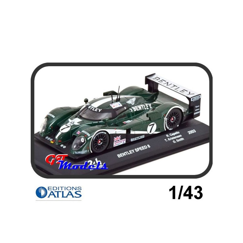 Bentley Speed 8  Le Mans 2003 - Edition Atlas miniatuur 1:43