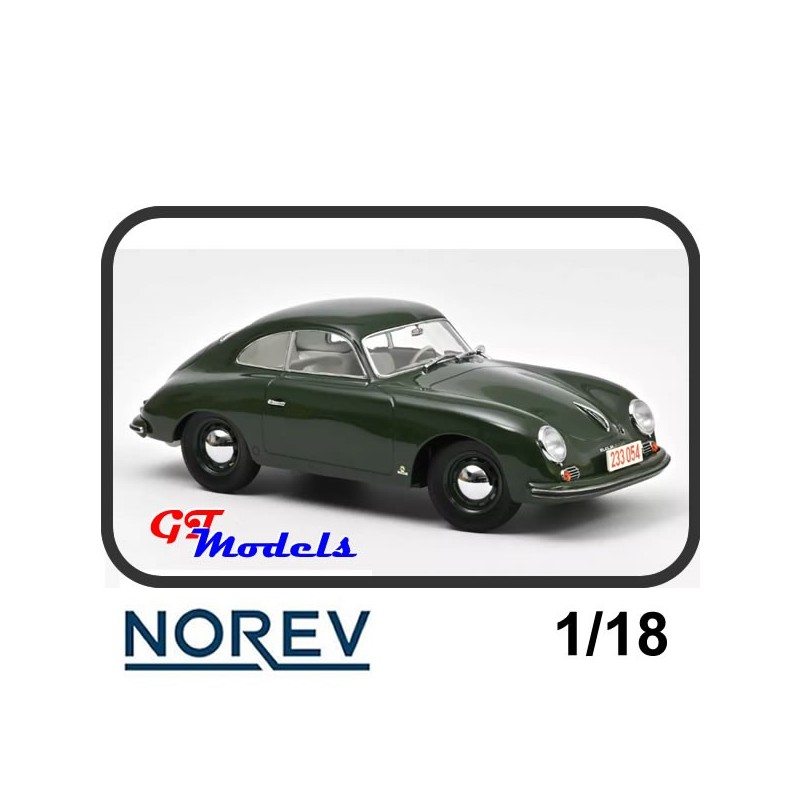 Porsche 356 Coupe 1954 Groen - Norev modelauto 1:18