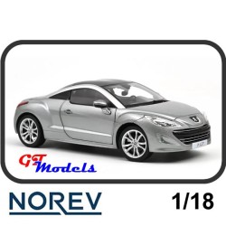 Peugeot RCZ 2010 Mercury Grey - Norev Modelauto 1:18