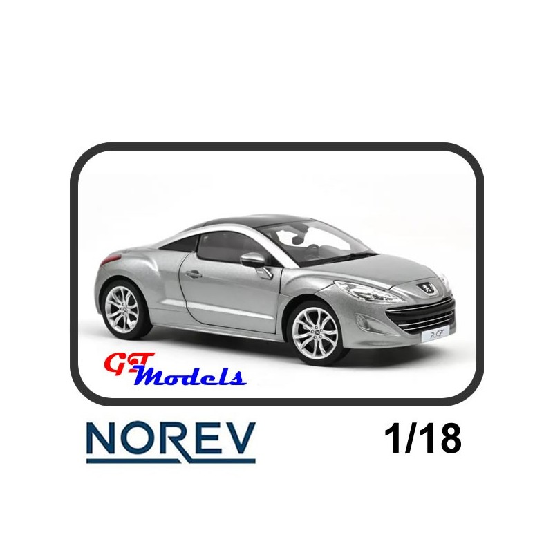 Peugeot RCZ 2010 Mercury Grey - Norev Modelauto 1:18