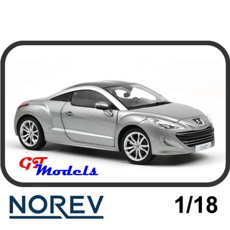 Peugeot RCZ 2010 Mercury Grey - Norev Modelauto 1:18