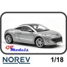 Peugeot RCZ 2010 Mercury Grey - Norev Modelauto 1:18