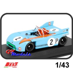 Porsche 908/03 1000km Nurburgring 1971 - Best Model miniatuur auto 1:43