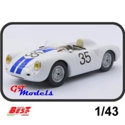 Porsche 550 RS - Le Mans 1957 De Beaufort - Best Model miniatuur auto 1:43