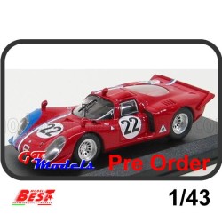 Alfa Romeo 33.2 Rob Slotemaker 1968 - Best Model miniatuur auto 1:43