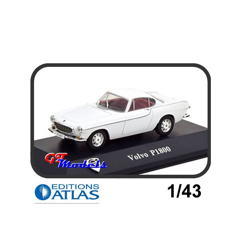 Volvo P1800 Wit 1961 - Edition Atlas (8506003) miniatuur auto 1:43