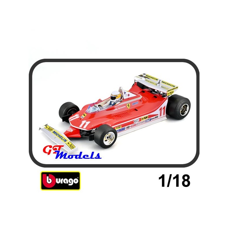 Ferrari T312/4 Scheckter - Monaco 1979 - Burago F1 modelauto 1:18