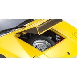 Lamborghini Urraco P250 1973 geel - Kyosho modelauto 1:18