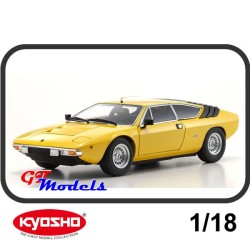 Lamborghini Urraco P250 1973 geel - Kyosho modelauto 1:18