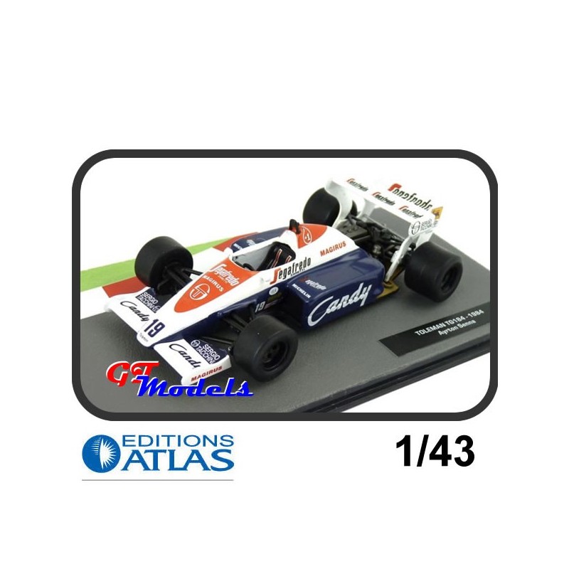 TOLEMAN TG184 AYTON SENNA - 1984 - Edition Atlas Formule 1 miniatuur 1:43