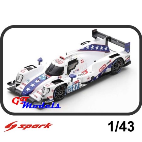 Oreca 07 Gibson -Renger van der Zande - DragonSpeed USA 2020- Spark miniatuur auto 1:43